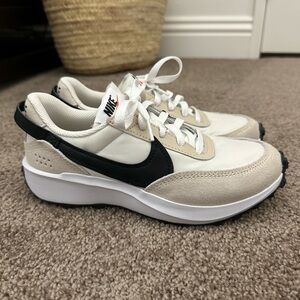 Nike Women's Athletic Shoes - Black, White, Tan